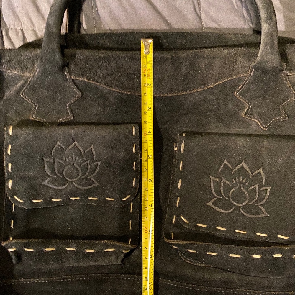 BLACK SUEDE BAG - Picture 6 of 7